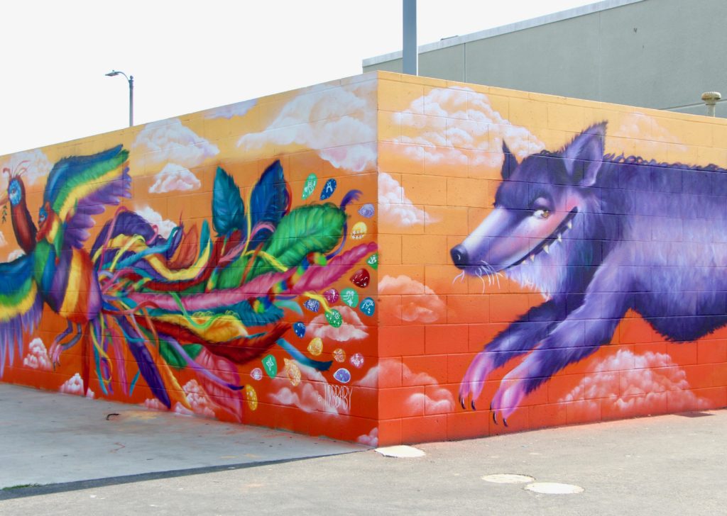 Art Around the Way: The Dr. Maya Angelou High School Mural Festival 44 Mr B Baby Jordan Riefe
