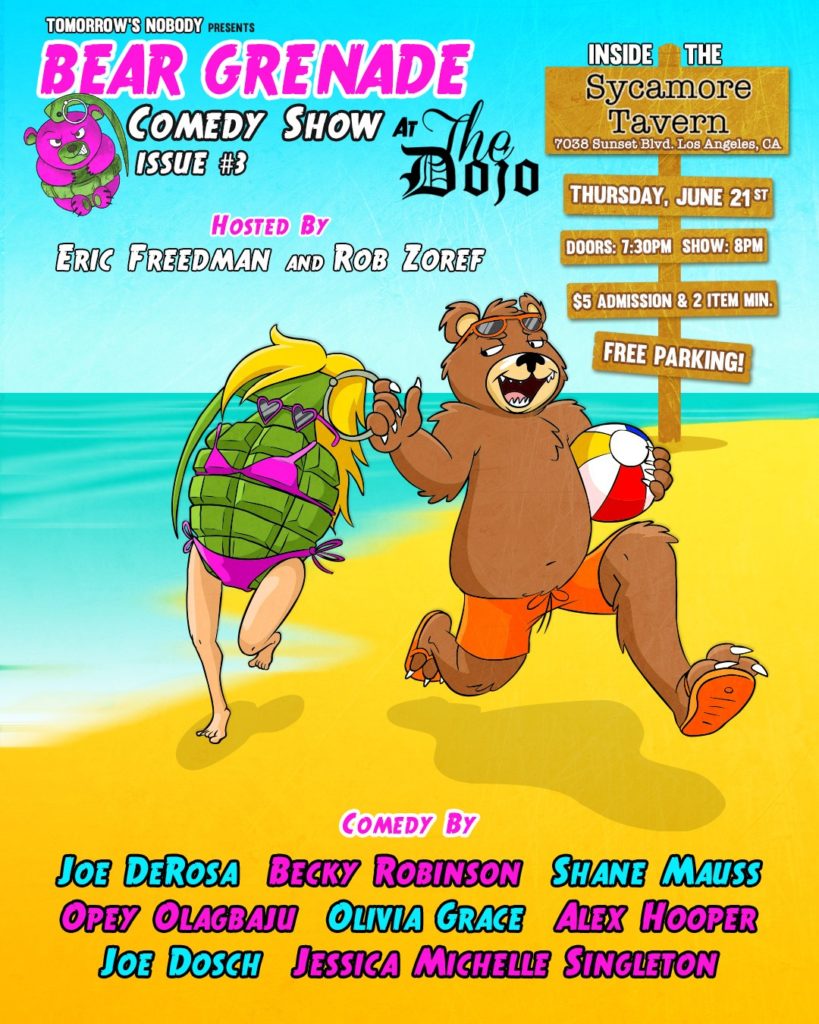 Bear Grenade Comedy Show – Issue #3
