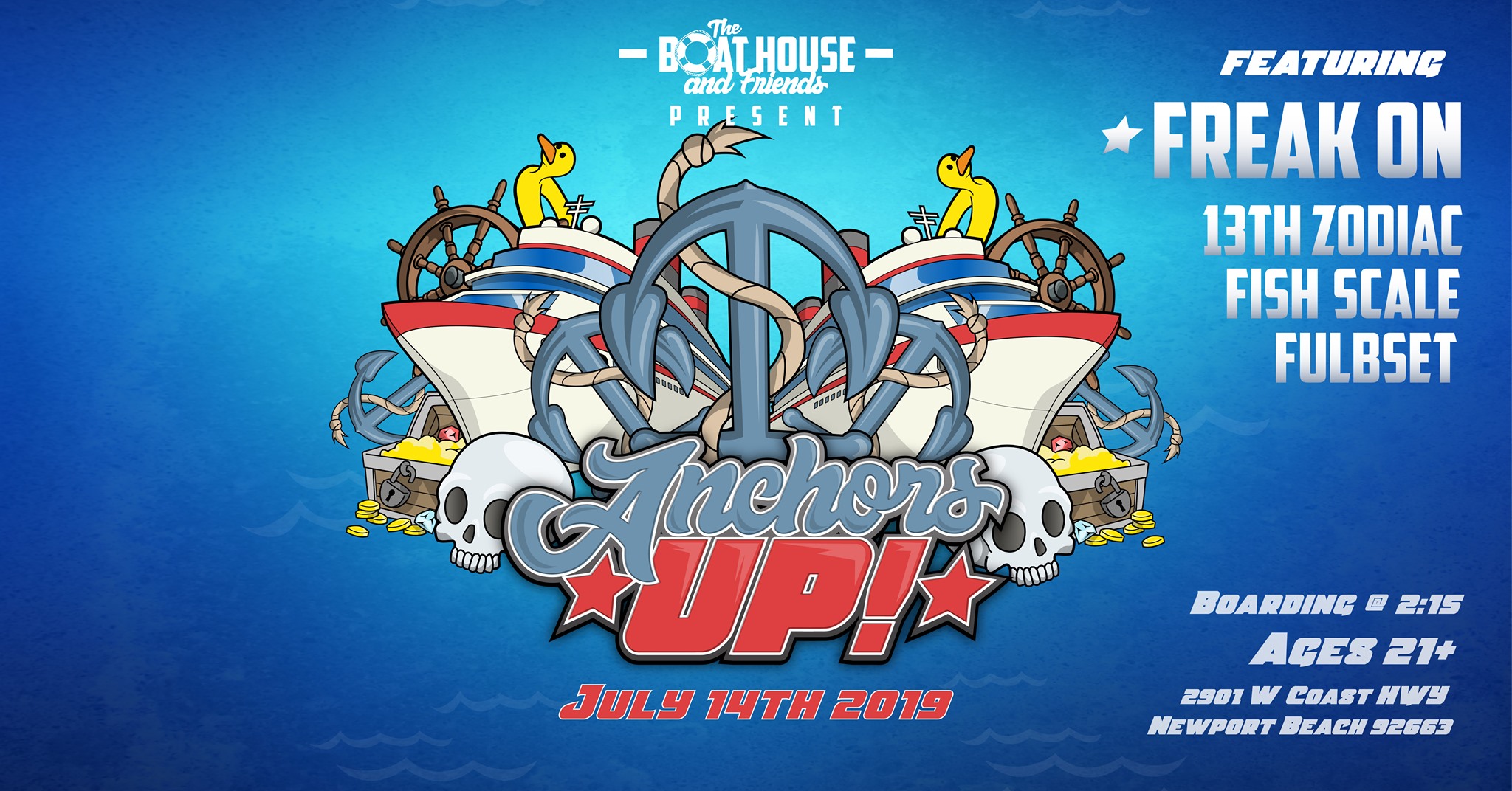 Yacht Party + House Music: Anchor’s Up