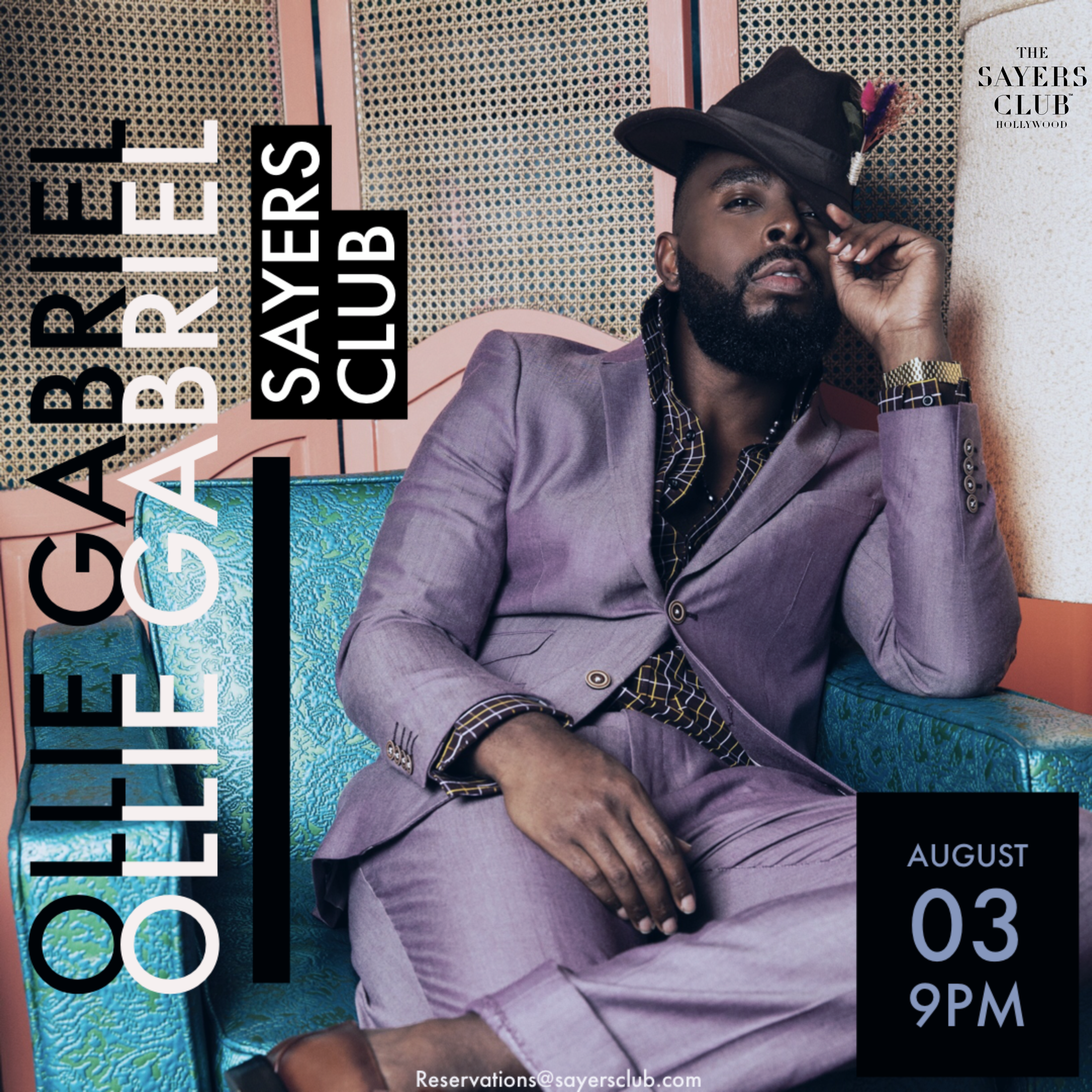 Ollie Gabriel LIVE @ The Sayers Club, Hollywood