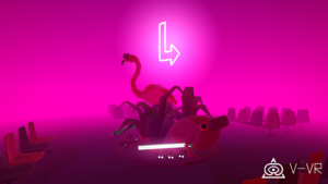 Art Pick: Robot Remix Immersive XR Series 39 Virtual Virtual Reality ScreenshotFlamingo