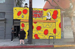 A Slice of Art: Nothing Cheezy Marries Art and Pizza to Make a Spiritually Nutritious Love Child 38 nothing cheezy entrance mural by deladeso 882309
