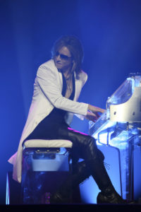 yoshiki performs during the japan house los angeles grand opening event held at the ray dolby ballroom on august 24 2018 008581