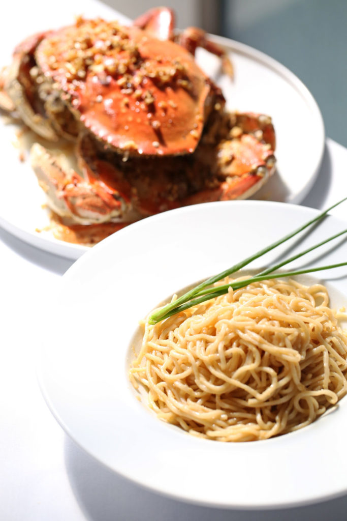 crustacean garlic 5x7 noodles crab 004a0301 412216