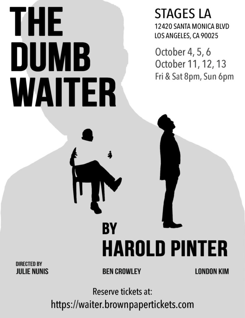 The Dumb Waiter, by Harold Pinter