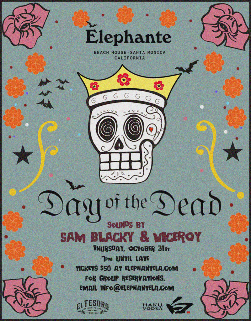 Élephante Beach House Presents: Day Of The Dead Halloween Party