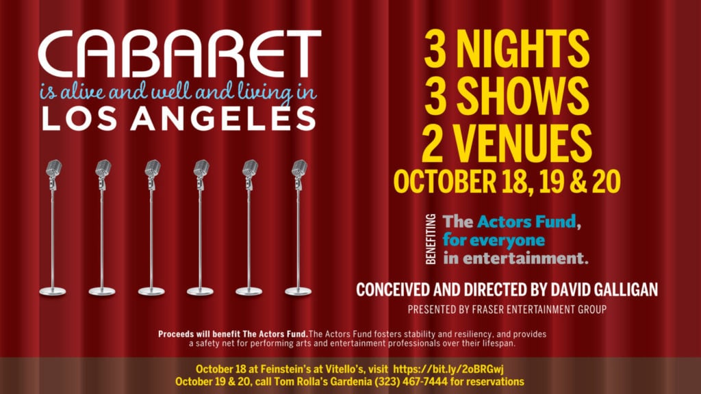 Cabaret is Alive and Well and Living in Los Angeles