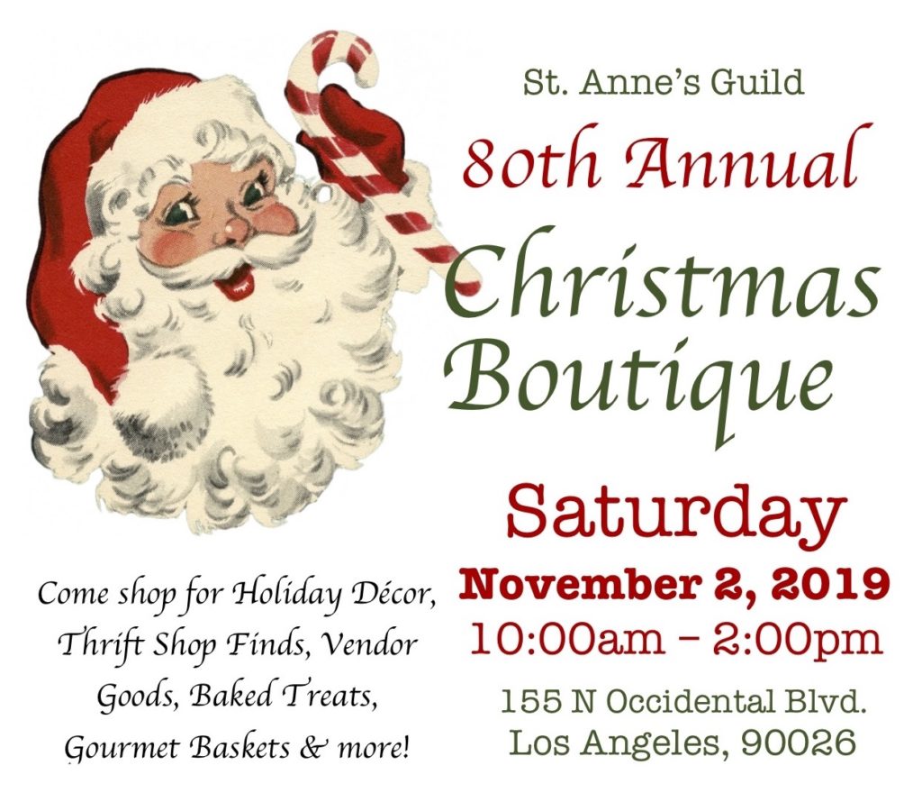 St. Anne’s Guild Christmas Boutique