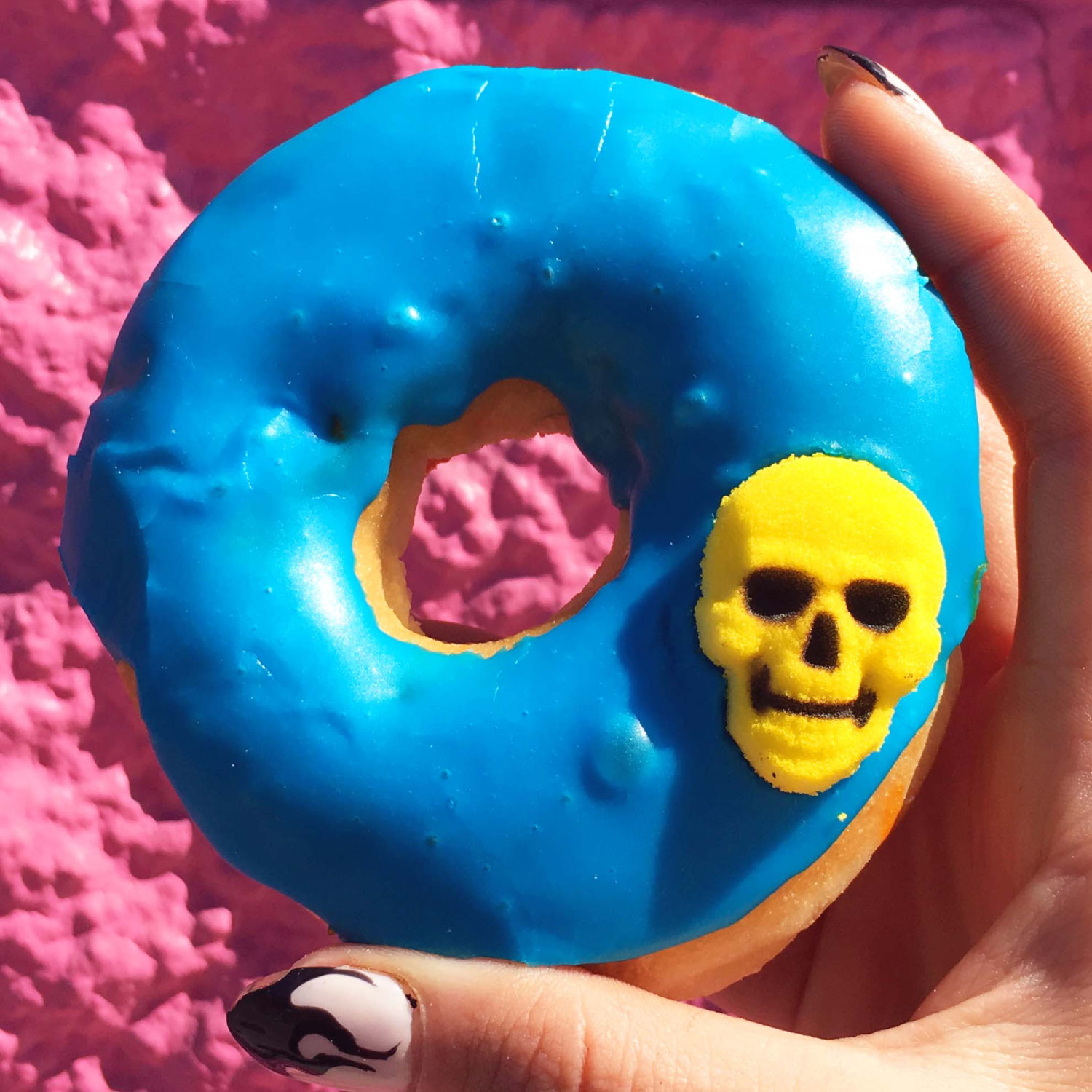 death row buttermilk glaze sugar skull donut 424804