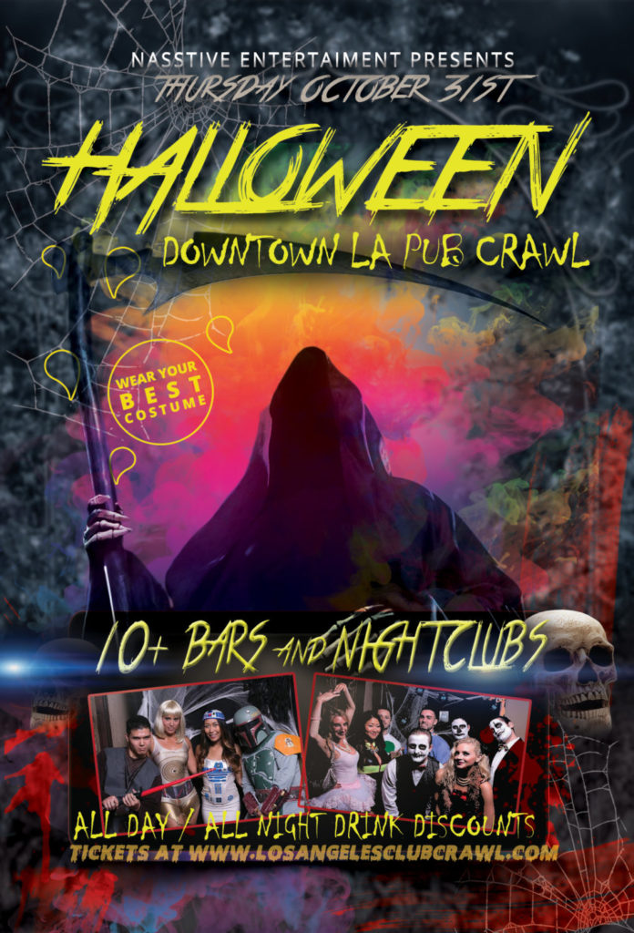 Halloween Night LA Bar Crawl