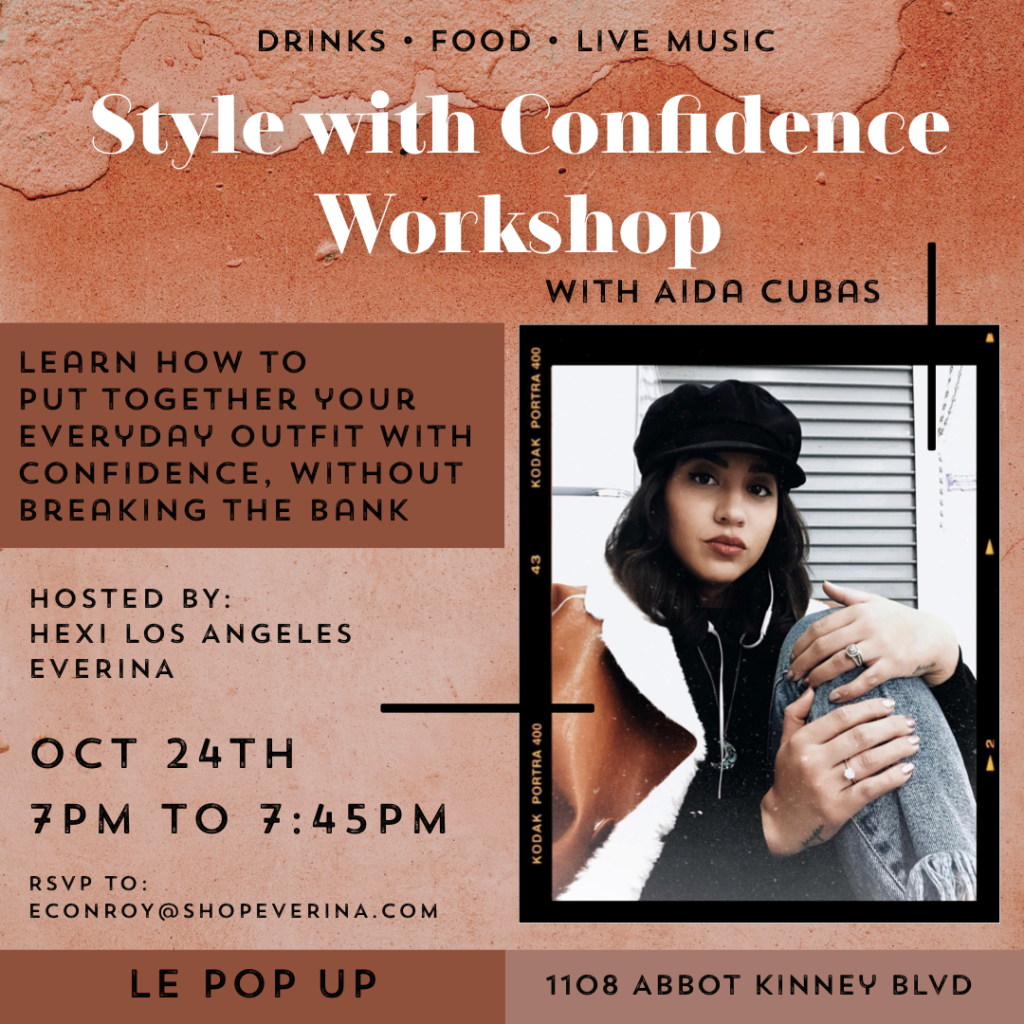 Style with Confidence Workshop + Pop Up Shopping!