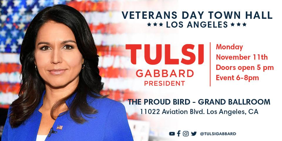 Veterans Day Town Hall with Tulsi Gabbard