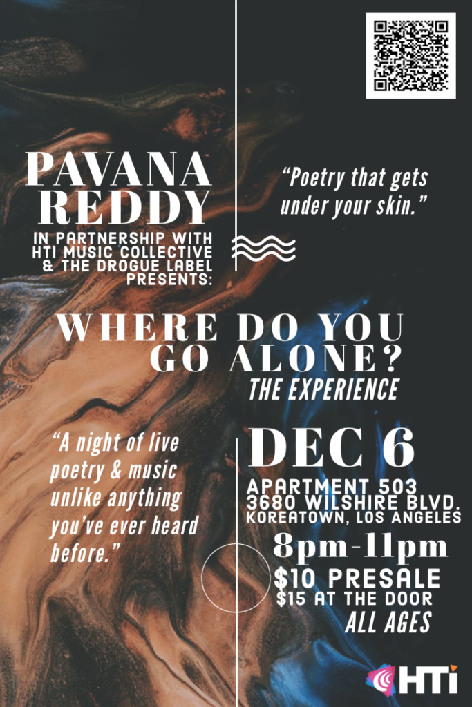 Pavana Reddy’s WHERE DO YOU GO ALONE? The Experience