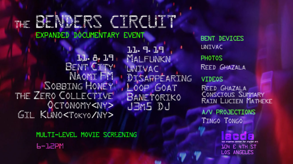 The Benders Circuit – Expanded Docu-Event