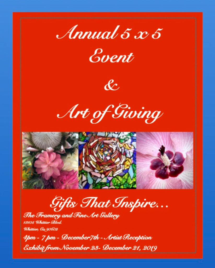 5 x 5 and Art of Giving Event