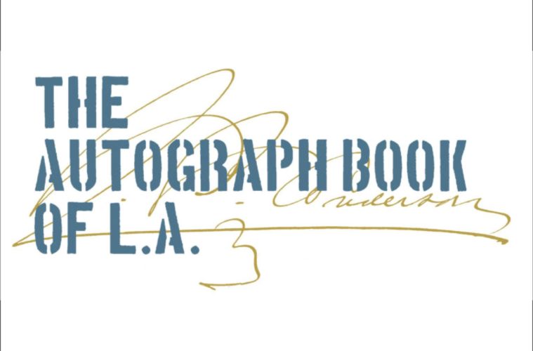 Books Pick: Josh Kun, Susan A. Phillips & Chaz Bojorquez at ICA LA 38 autograph book of la 030978