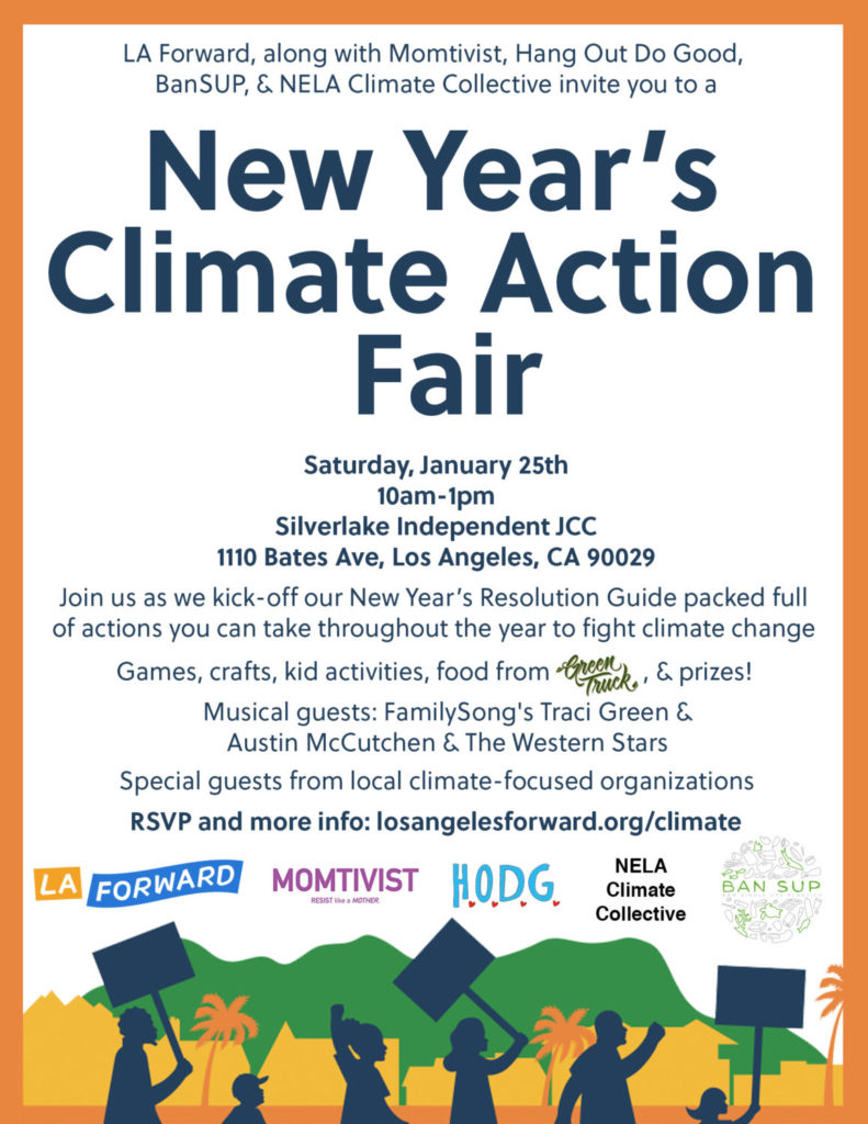 LA Forward New Year’s Climate Action Guide & Fair!