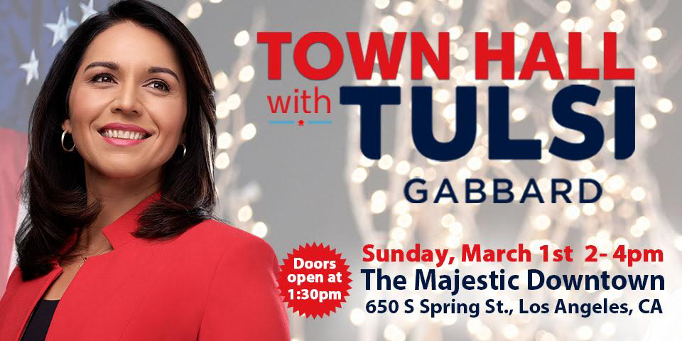 Tulsi Town Hall at the Majestic Downtown