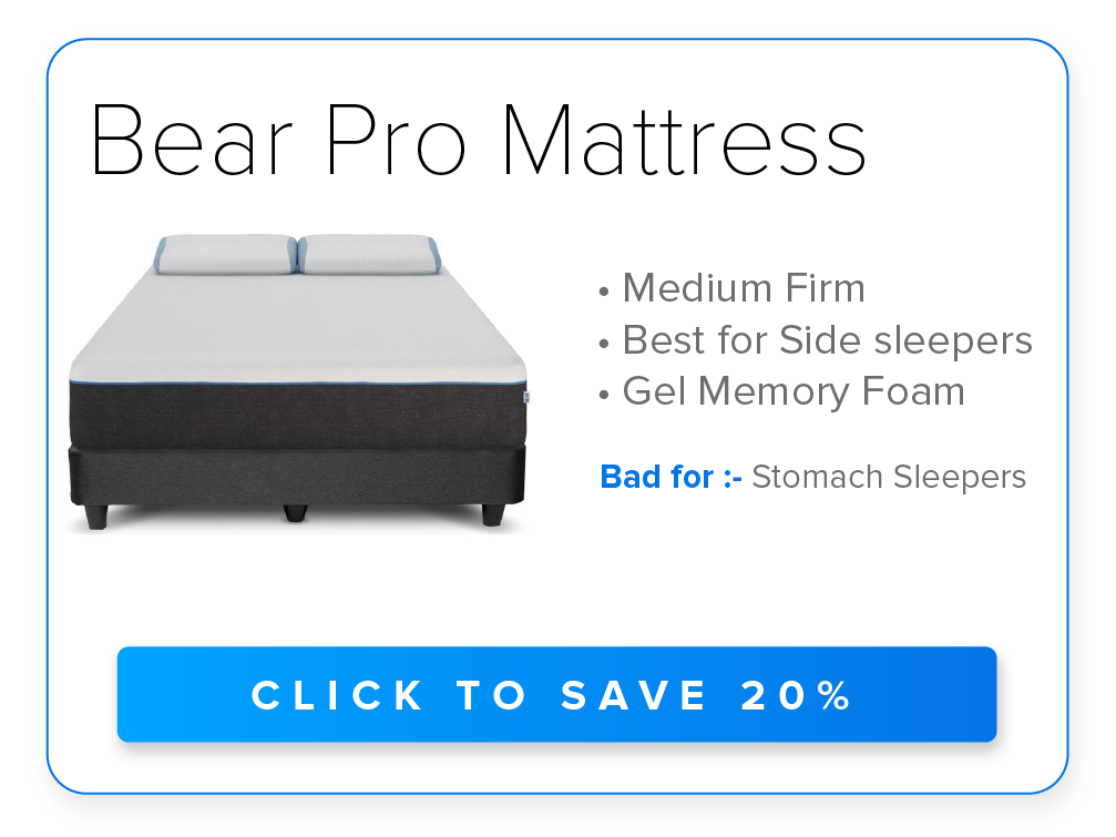 bear pro memory foam mattress 644930