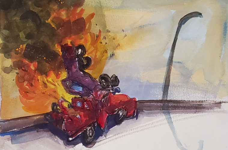 Event Pick: Carlos Almaraz Exhibition Online Walkthrough at LA Plaza 38 cd27 pile up crash 567243