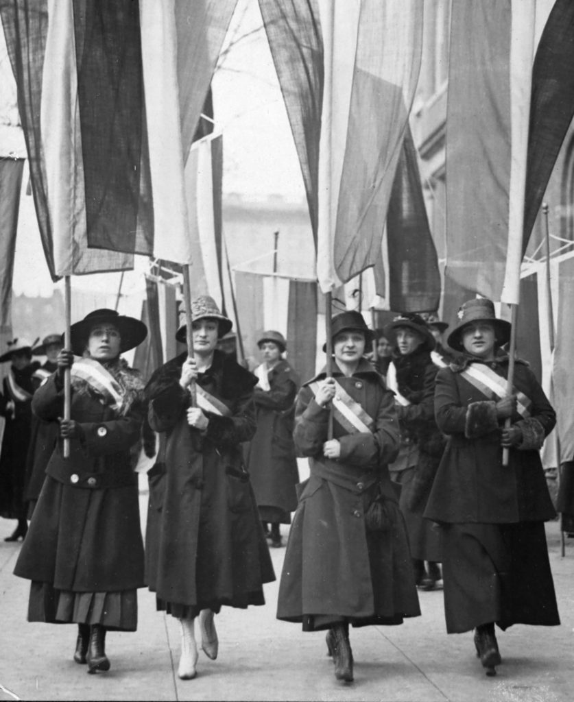 santa monica history museum working womens picket 1917 courtesy library of congress manuscript division 562472