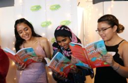 writegirl mentees at the book launch for this moment photo credit nicole ortega 485047
