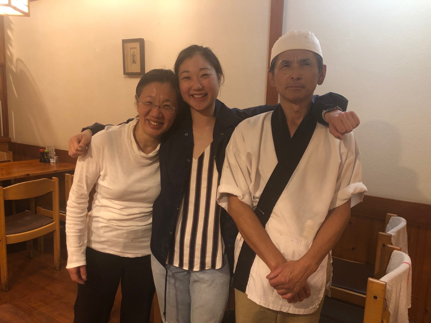 mirai nagasu and parents at sushi kiyosuzu 892058