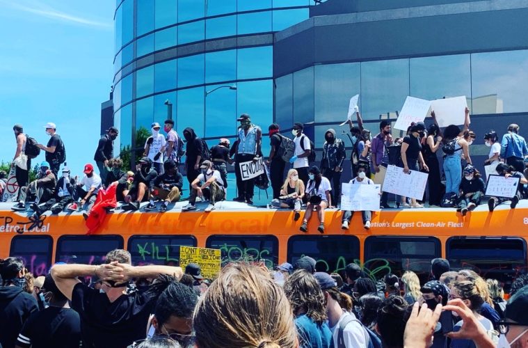 Thousands Gather in Central L.A. to Protest Police Brutality 38 25F3B300 D952 4D6E 8C59 ABDEB8501092