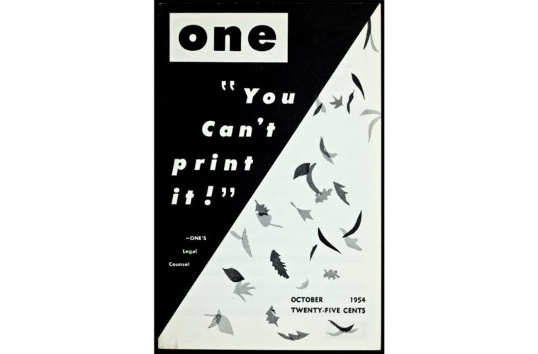 ONE National Gay & Lesbian Archives: Learning From Lived and Living History 38 ONE Magazine
