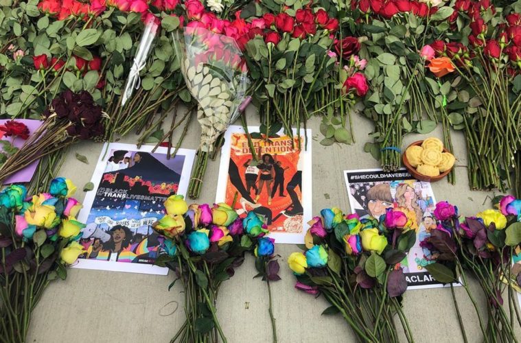 Protesters Lay Thousands of Roses Outside Hall of Justice 38 dahliaseed 20200605 1