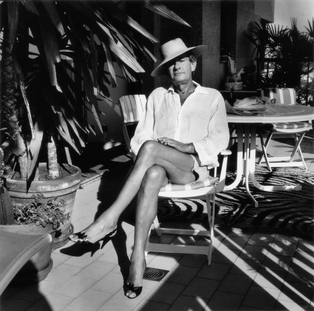 Helmut Newton at home photo by Alice Springs all images courtesy Kino Lorber