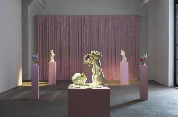 Art Pick: Alex Anderson: <I>Little Black Boy Makes Imperial Porcelains</i> at Gavlak 38 gavlak install 02
