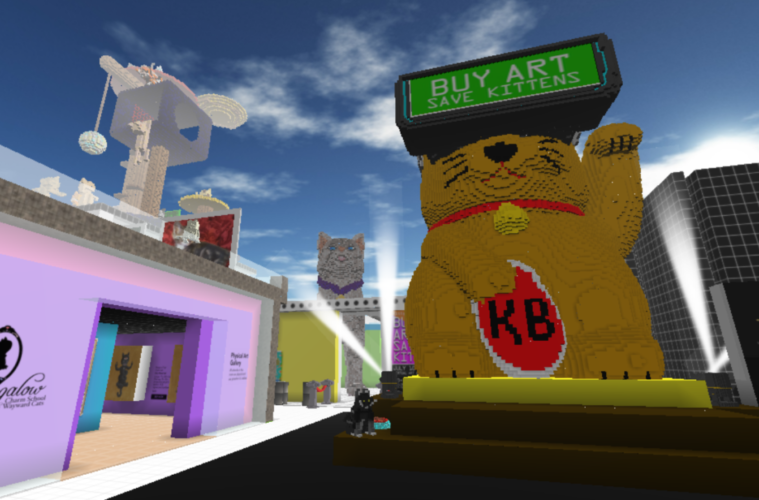 Event Pick: Buy Art Save Kittens at Kitty Bungalow Charm School for Wayward Cats 38 kitty bungalow 3 copy