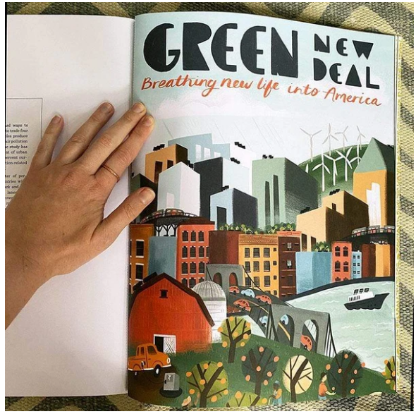 Posters for a Green new Deal Creative Action Netwrok Caitlin Alexander Breathing New Life Into America