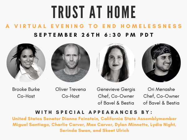 Trust at Home – A Virtual Evening to End Homelessness