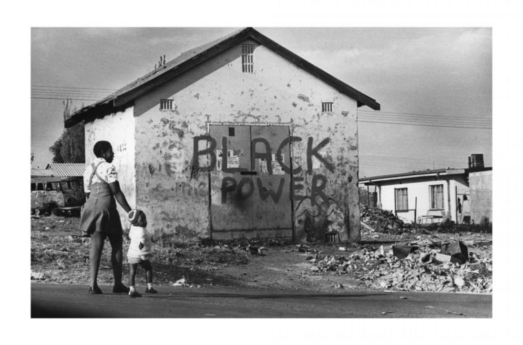 1976 Black Power. Photograph by Peter Magubane