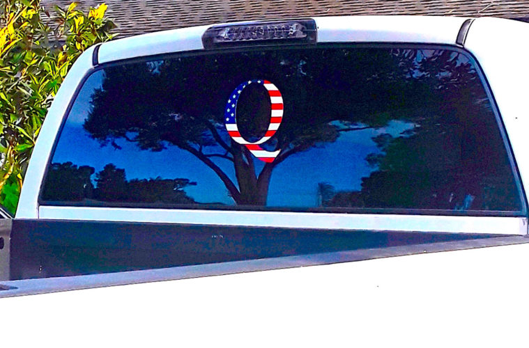 QANON TRUCK STICKER