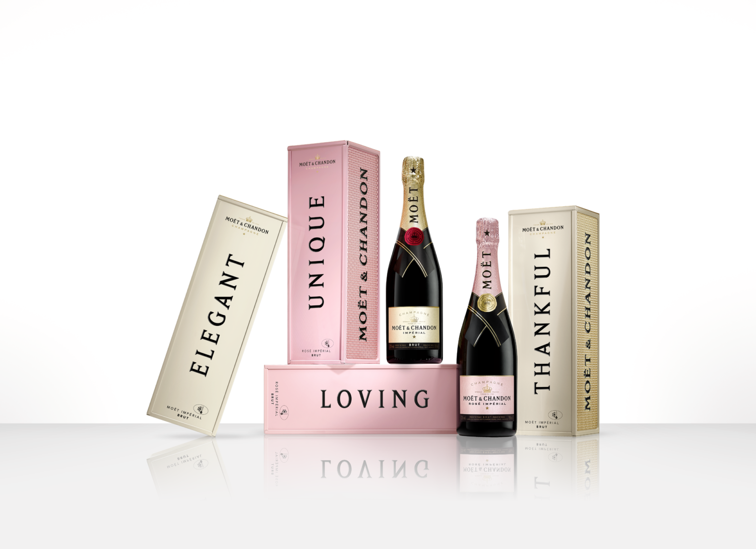 Moet Chandon Imperial Brut Mix 75 Beautyshot AYL Specially Yours 2020 Giftbox Name high.width 1920x prop