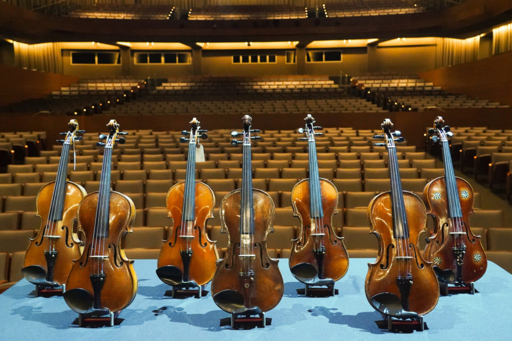 Violins of Hope on Display at The Soraya