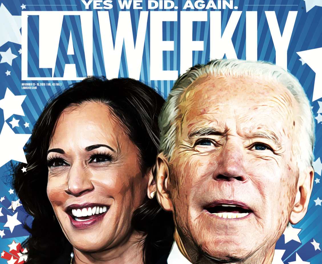 2020: Los Angeles' Historically Difficult Year In Review 52 biden harris