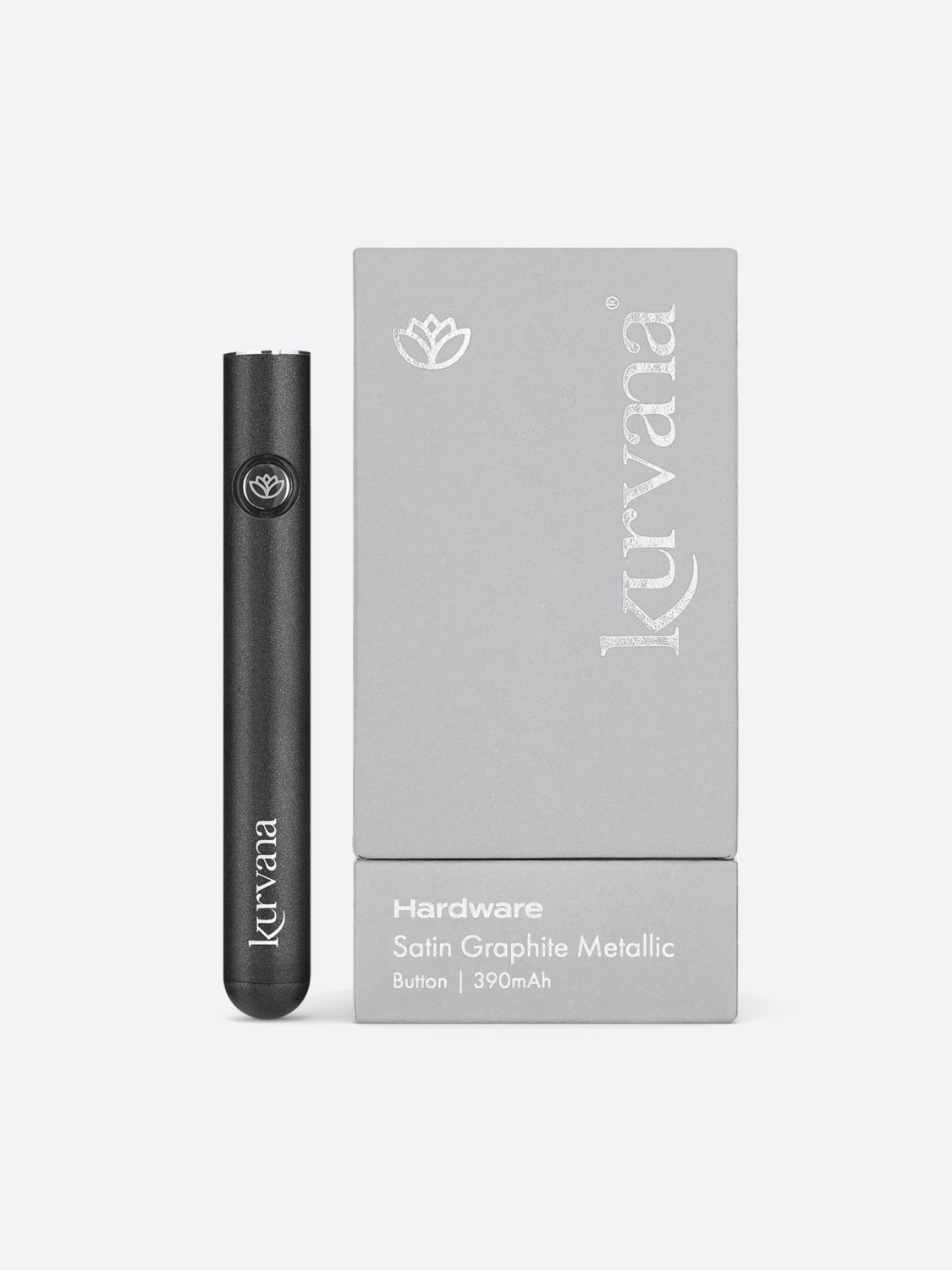 Kurvana Hardware Satin Graphite Metallic Battery