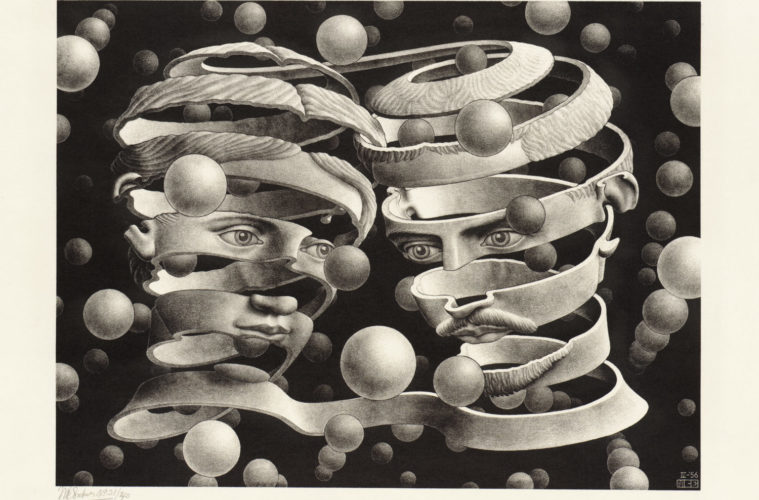 A New Film Presents M.C. Escher in His Own Words 38 Band by M.C. Escher © The M.C. Escher Company B.V. Baarn – the Netherlands