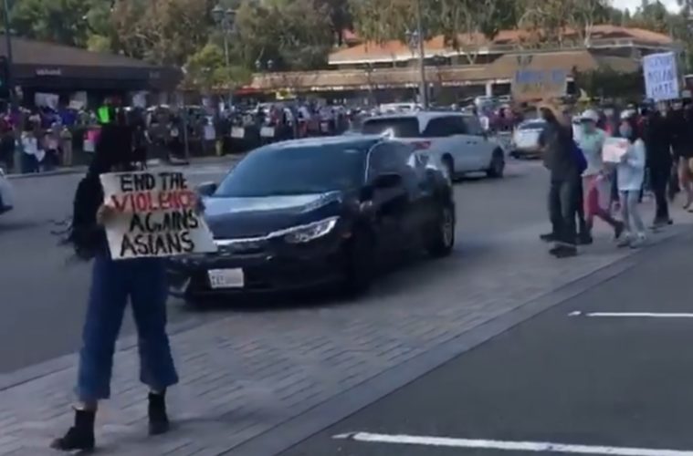 Sheriff's Investigating Car That Drove Through 'Stop Asian Hate' Protesters 38 Screenshot 20210322 224513 Downloader for Instagram
