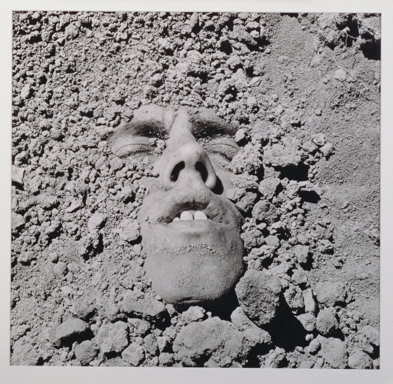 Wojnarowicz 1990 Untitled Face in Dirt