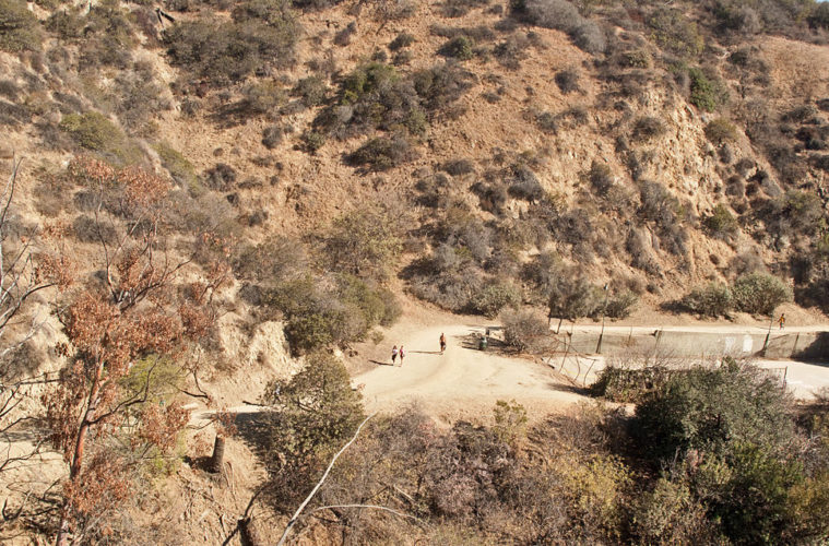 Firefighters Rescue 3 Hikers and Dog At Runyon Canyon Trail 38 1024px Runyon Canyon east trail from above