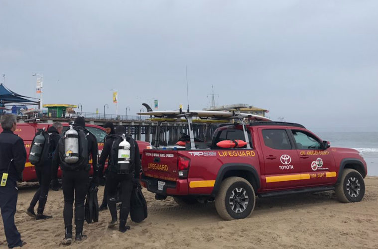 Coast Guard Unable To Find Missing Woman Last Seen Under Santa Monica Pier 38 lifeguards santa monica