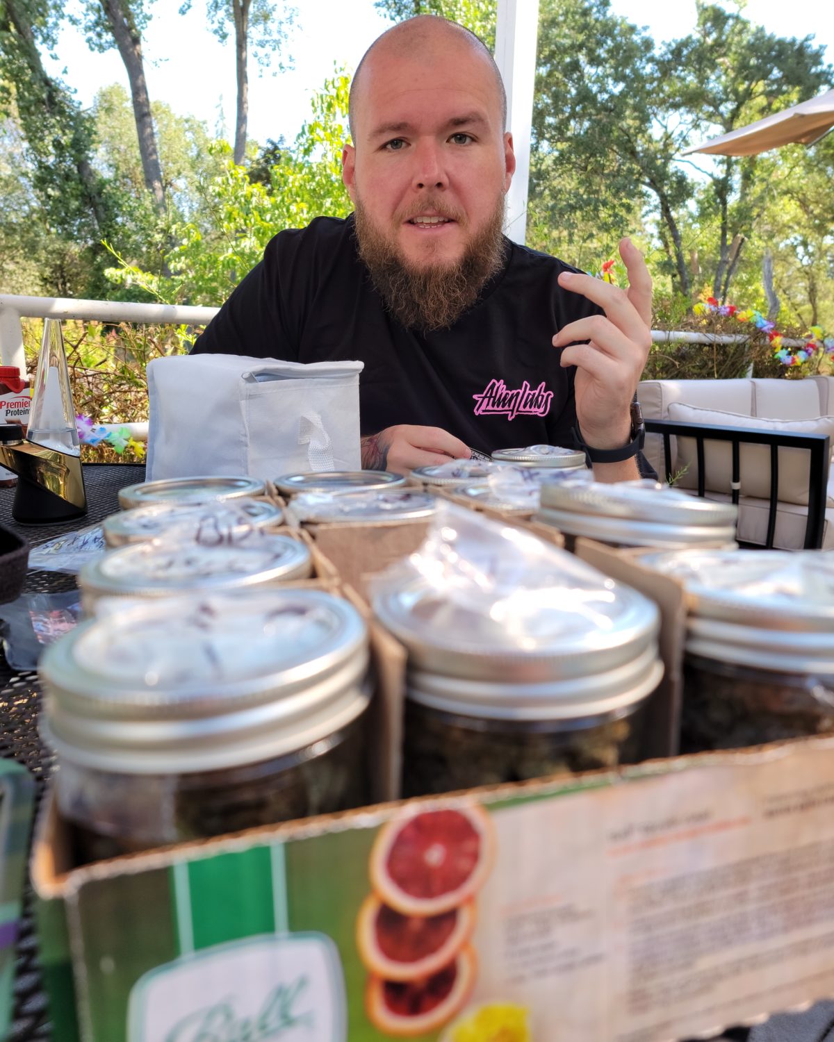 Atomic Chronic and Ted Kiddie Alien labs founder