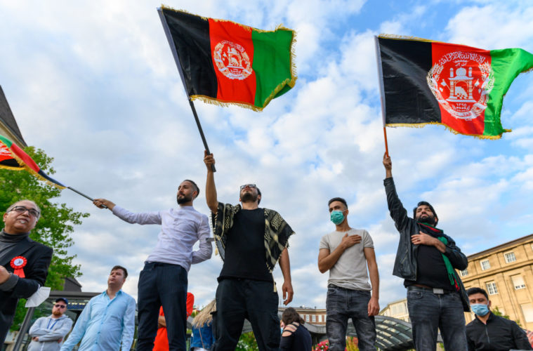 Biden: 13,000 Have Been Evacuated From Afghanistan Since August 14 38 jan maximilian gerlach flickr afghanistan protest
