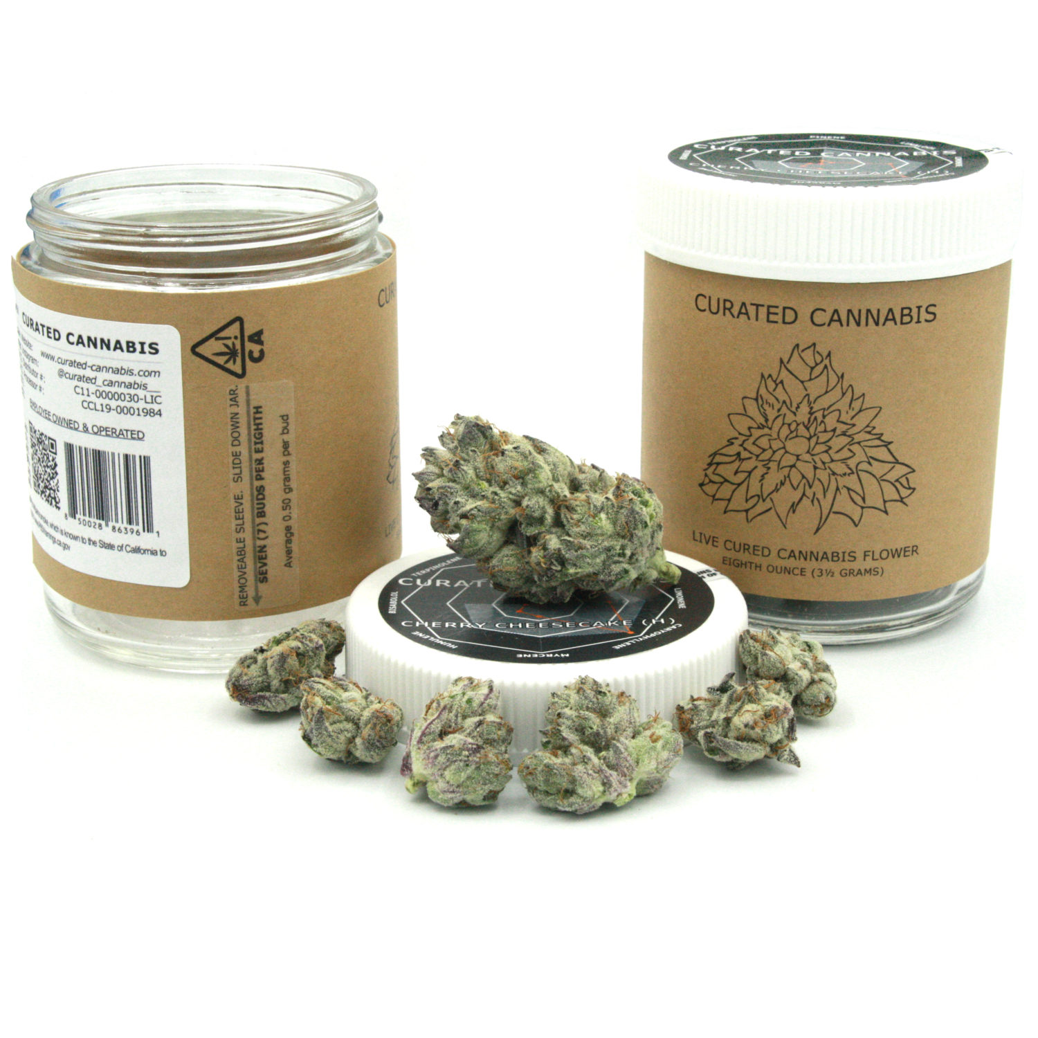 The Garden Glance: Curated Cannabis 43 7. Packaging Cherry Cheesecake