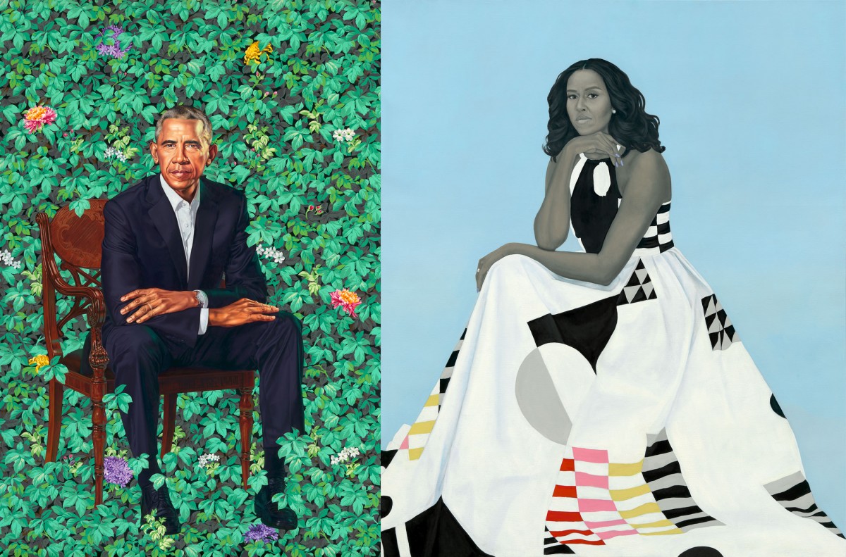 LACMA Barack and Michele Obama